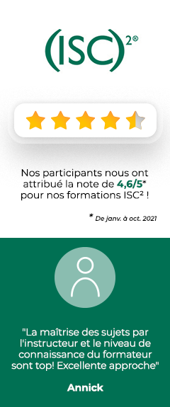 Satisfaction formations certifiantes ISC²