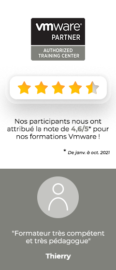 Satisfaction formations agréées VMware